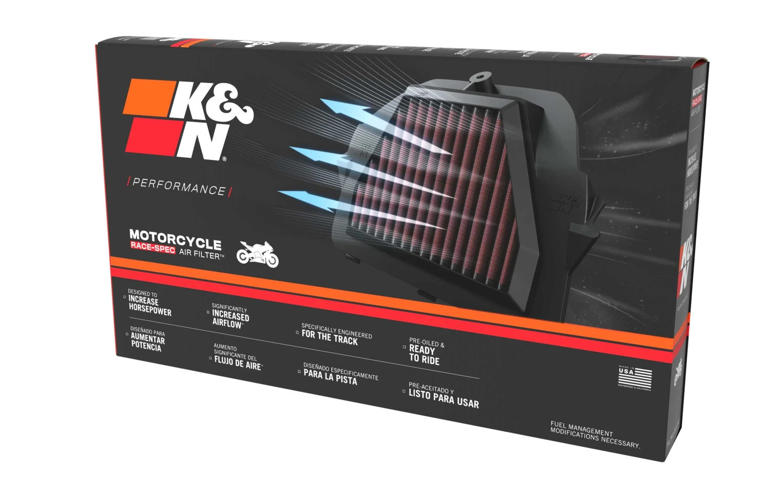 K&N High-Flow Original Lifetime Engine Air Filter - SUZUKI GSXR600/750 2 K&N High-Flow Original Lifetime Engine Air Filter - SUZUKI GSXR600/750 - Image 2