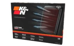 K&N High-Flow Original Lifetime Engine Air Filter - HUMMER H3 V8-5.3L F/I 27 K&N High-Flow Original Lifetime Engine Air Filter - HUMMER H3 V8-5.3L F/I -Auto Filter Shop 12284 7 angle 20