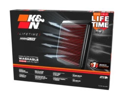 K&N High-Flow Original Lifetime Engine Air Filter - JAGUAR F-TYPE V8-5.0L F/I (LEFT) 25 K&N High-Flow Original Lifetime Engine Air Filter - JAGUAR F-TYPE V8-5.0L F/I (LEFT) -Auto Filter Shop 12284 8 angle 23