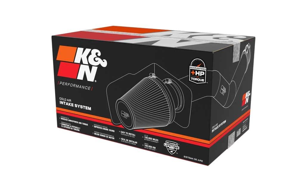 K&N Cold Air Intake - High-flow, Aluminum Tube - KIA FORTE KOUP L4-1.6L 15 K&N Cold Air Intake - High-flow, Aluminum Tube - KIA FORTE KOUP L4-1.6L - Image 15