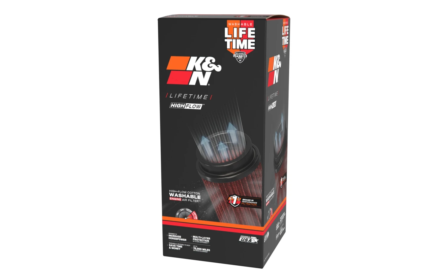 K&N High-Flow Original Lifetime Engine Air Filter - ACURA INTEGRA L4-1.8L F/I 14 K&N High-Flow Original Lifetime Engine Air Filter - ACURA INTEGRA L4-1.8L F/I - Image 14