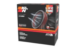K&N High-Flow Original Universal Air Filter - 1-9/16"FLG,3"B,2"T,3"H (4 PER BOX) -Auto Filter Shop 14080 7 angle 21