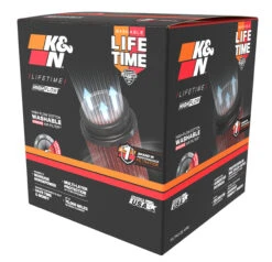 K&N High-Flow Original Universal Air Filter - 3"FLG, 6"B, 5"T, 5"H -Auto Filter Shop 14088 7 angle 5