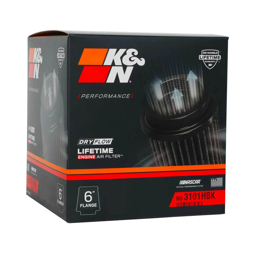 RU-3101HBK K&N Universal Clamp-On Air Filter 10 RU-3101HBK K&N Universal Clamp-On Air Filter - Image 10