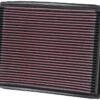 K&N High-Flow Original Lifetime Engine Air Filter - FORD FALCON V8-5.0L F/I -Auto Filter Shop 33 2015 1 1