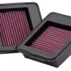 K&N High-Flow Original Lifetime Engine Air Filter - NISSAN GT-R V6-3.8L F/I (2 PER BOX) -Auto Filter Shop 33 2413 1