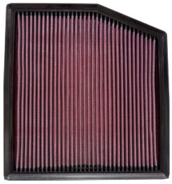 K&N High-Flow Original Lifetime Engine Air Filter - BMW 135i/335i L6-3.0L F/I