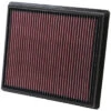 K&N High-Flow Original Lifetime Engine Air Filter - CADILLAC XTS V6-3.6L F/I -Auto Filter Shop 33 2483 1