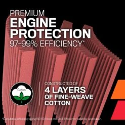 K&N High-Flow Original Universal Air Filter - 5"FLG, 6-1/2"B, 4-1/2"T, 4-1/8"H -Auto Filter Shop 4 ROUND XD 8