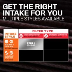 K&N Cold Air Intake - High-flow, Roto-mold Tube - DODGE RAM, L6-5.9L, TURBO DSL -Auto Filter Shop 57 1525 Options