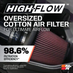 K&N Cold Air Intake - High-flow, Roto-mold Tube - DODGE RAM 2500/3500 L6-5.9L TURBO DSL -Auto Filter Shop 57 1532 Efficiency 1
