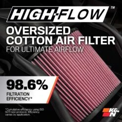 K&N Cold Air Intake - High-flow, Roto-mold Tube - DODGE MAGNUM/CHRYSLER 300, V8 -Auto Filter Shop 57 1542 Efficiency 1
