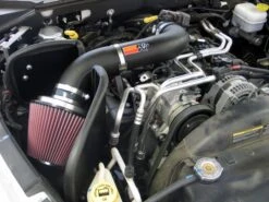 K&N Cold Air Intake - High-flow, Roto-mold Tube - DODGE DAKOTA, V8-4.7L -Auto Filter Shop 57 1546 Eng1 1
