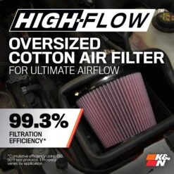 K&N Cold Air Intake - High-flow, Roto-mold Tube - FORD F-SERIES & EXCURSION, V8-6.0L -Auto Filter Shop 57 2546 1 Efficiency 1