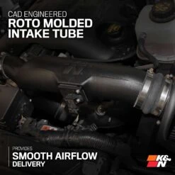 K&N Cold Air Intake - High-flow, Roto-mold Tube - FORD F-SERIES & EXCURSION, V8-6.0L -Auto Filter Shop 57 2546 1 RMTube 1
