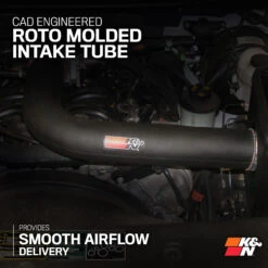 K&N Cold Air Intake - High-flow, Roto-mold Tube - FORD/LINCOLN F150/MARK LT, V8-5.4L -Auto Filter Shop 57 2556 TubeRM 1