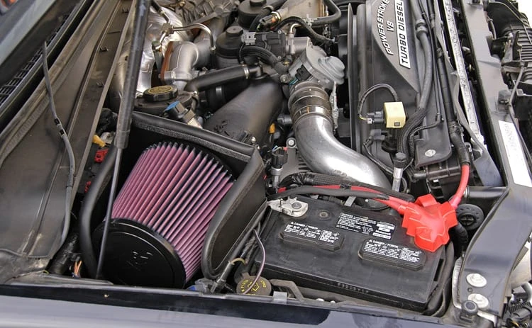 K&N Cold Air Intake - High-flow, Roto-mold Tube - FORD F-SERIES SD, V8-6.4L 12 K&N Cold Air Intake - High-flow, Roto-mold Tube - FORD F-SERIES SD, V8-6.4L - Image 12