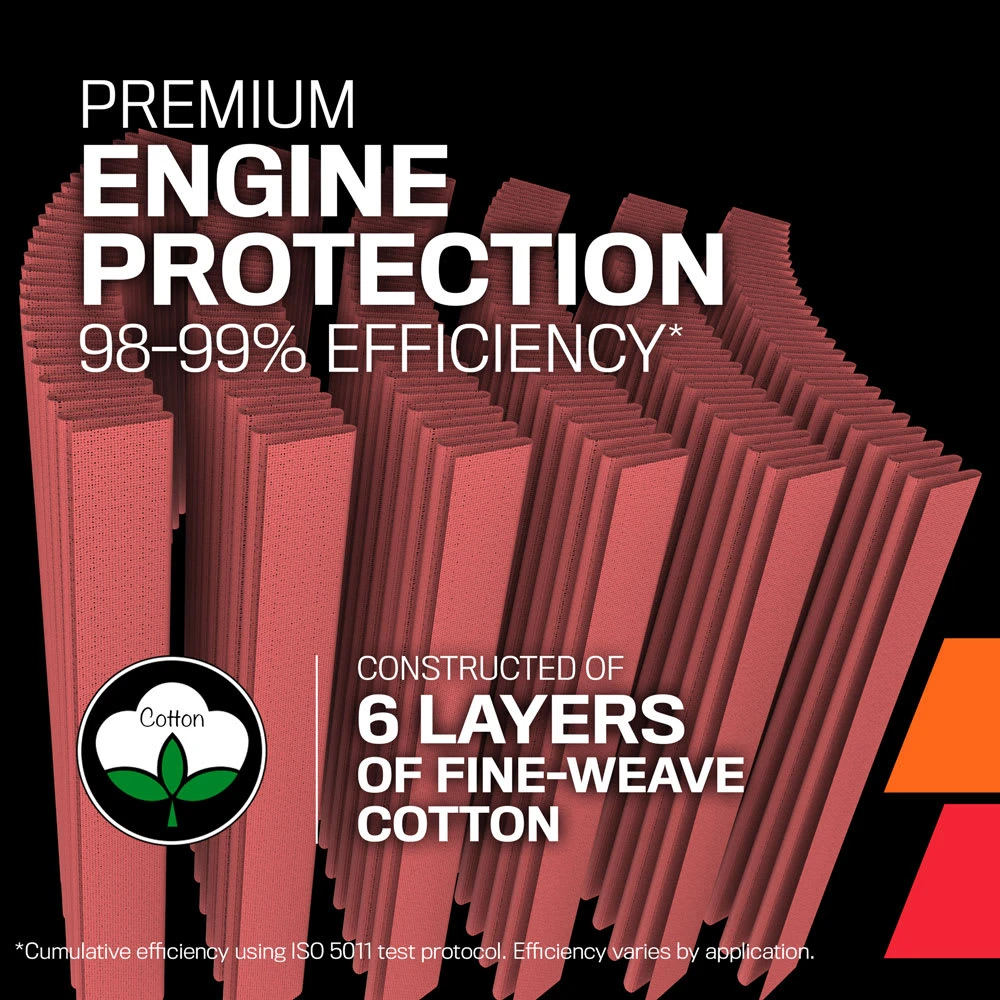 K&N High-Flow Original Universal Air Filter - 3-1/2"FLG, 8"B, 6-5/8"T, 8"H, 21/32"ID CENTER HOLE 4 K&N High-Flow Original Universal Air Filter - 3-1/2"FLG, 8"B, 6-5/8"T, 8"H, 21/32"ID CENTER HOLE - Image 4