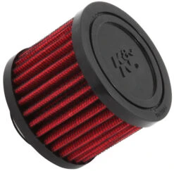 K&N Vent/ Breather Air Filter - Clamp-on - 1" I.D. Flange - 3" O.D - 2-3/8"H