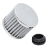 K&N Vent/ Breather Air Filter - Push-In - 1" O.D. Flange - 3" O.D - 2-3/8"H -Auto Filter Shop 62 1590WT 1
