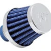 K&N Vent/ Breather Air Filter - Clamp-on - 3/8" I.D. Flange - 2" X 1-3/8" O.D - 1-3/4"H 15 K&N Vent/ Breather Air Filter - Clamp-on - 3/8" I.D. Flange - 2" X 1-3/8" O.D - 1-3/4"H -Auto Filter Shop 62 1600BL 2