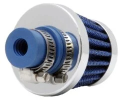 K&N Vent/ Breather Air Filter - Clamp-on - 3/8" I.D. Flange - 2" X 1-3/8" O.D - 1-3/4"H -Auto Filter Shop 62 1600BL Base 1