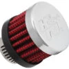 K&N Vent/ Breather Air Filter - Clamp-on - 9/16" I.D. Flange - 1-3/8" O.D - 1-1/8"H -Auto Filter Shop 62 2480 2
