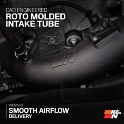 K&N Cold Air Intake System - High-flow Air Filter, Roto-mold Tube - CAN-AM MAVERICK RX 999CC TURBO -Auto Filter Shop 63 1148 TubeRM 1