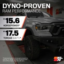 K&N Cold Air Intake - High-flow, Roto-mold Tube - DODGE/RAM 1500 V8-5.7LHEMI 16 K&N Cold Air Intake - High-flow, Roto-mold Tube - DODGE/RAM 1500 V8-5.7LHEMI -Auto Filter Shop 63 1561 Perform 1