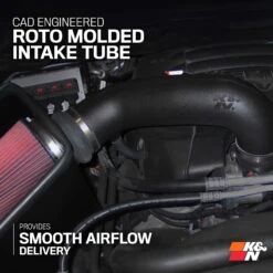 K&N Cold Air Intake - High-flow, Roto-mold Tube - DODGE/RAM 1500 V8-5.7LHEMI 18 K&N Cold Air Intake - High-flow, Roto-mold Tube - DODGE/RAM 1500 V8-5.7LHEMI -Auto Filter Shop 63 1561 RMTube 1