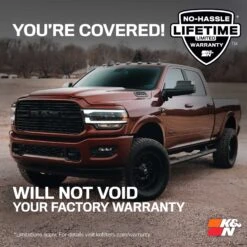 K&N Cold Air Intake - High-flow, Roto-mold Tube - DODGE/RAM 1500 V8-5.7LHEMI 22 K&N Cold Air Intake - High-flow, Roto-mold Tube - DODGE/RAM 1500 V8-5.7LHEMI -Auto Filter Shop 63 1561 WTY 1