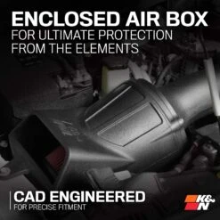 K&N Cold Air Intake - High-flow, Roto-mold Tube - JEEP WRANGLER JL V6-3.6L 22 K&N Cold Air Intake - High-flow, Roto-mold Tube - JEEP WRANGLER JL V6-3.6L -Auto Filter Shop 63 1576 ClosedAirbox