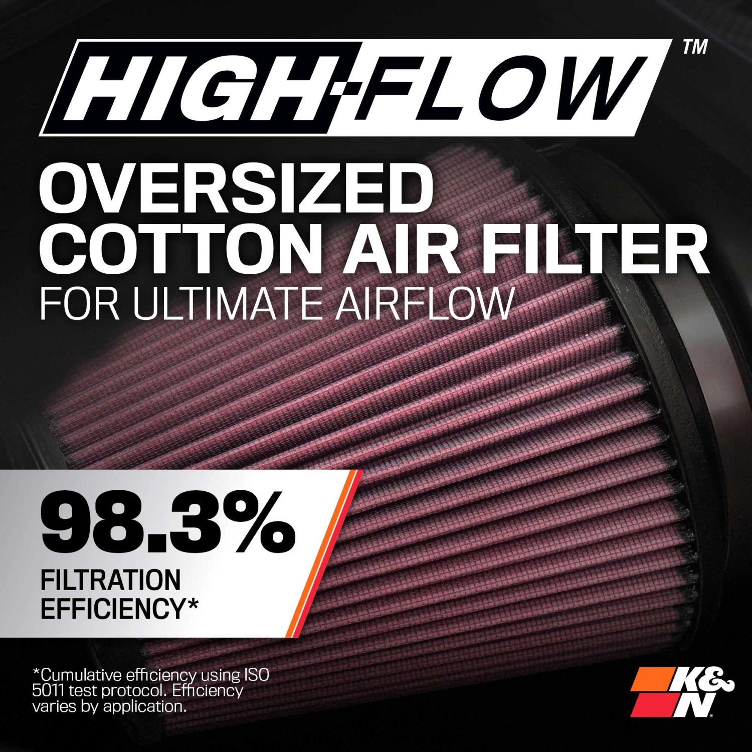 K&N Cold Air Intake - High-flow, Roto-mold Tube - JEEP WRANGLER JL V6-3.6L 4 K&N Cold Air Intake - High-flow, Roto-mold Tube - JEEP WRANGLER JL V6-3.6L - Image 4