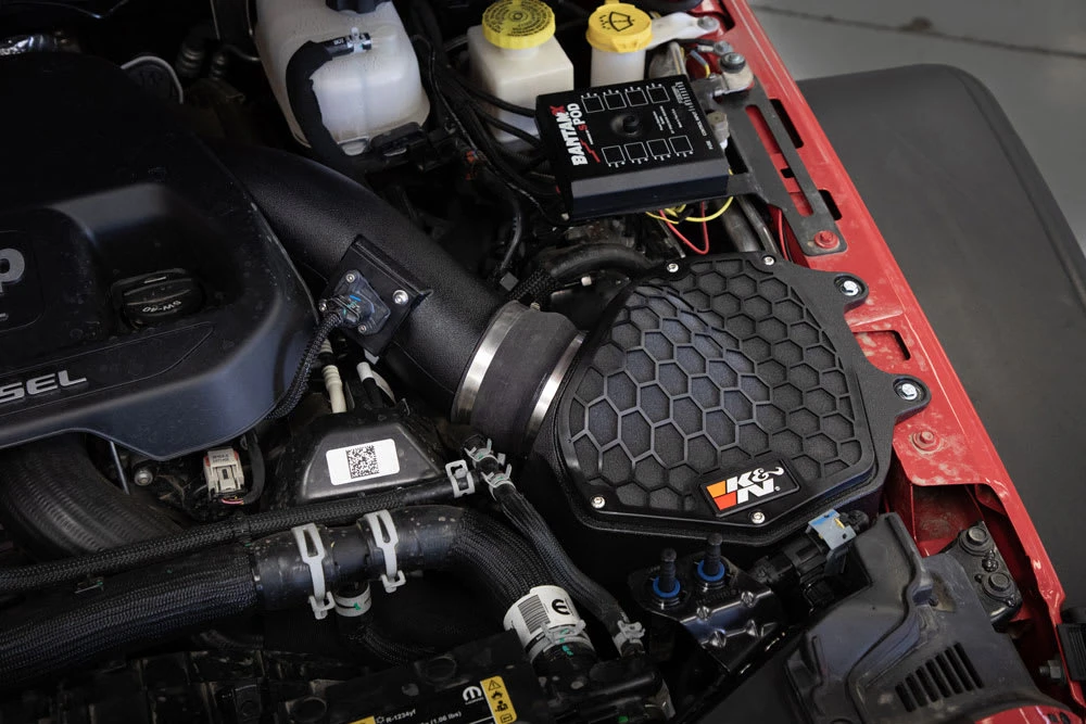 K&N Cold Air Intake - High-flow, Roto-mold Tube - JEEP WRANGLER JL V6-3.0L DSL 16 K&N Cold Air Intake - High-flow, Roto-mold Tube - JEEP WRANGLER JL V6-3.0L DSL - Image 16