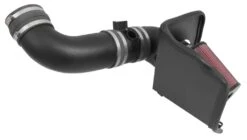 K&N Cold Air Intake - High-flow, Roto-mold Tube - GMC SIERRA, 2500/3500HD V8-6.6L -Auto Filter Shop 63 3087 Angle