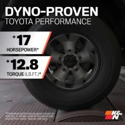 K&N Cold Air Intake - High-flow, Roto-mold Tube - TOYOTA TACOMA V6-3.5L -Auto Filter Shop 63 9039 Performance