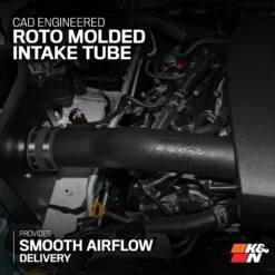 K&N Cold Air Intake - High-flow, Roto-mold Tube - TOYOTA TACOMA V6-3.5L -Auto Filter Shop 63 9039 RMTube