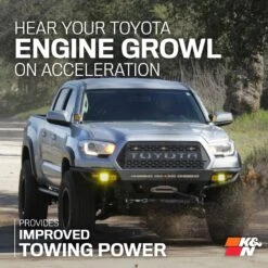 K&N Cold Air Intake - High-flow, Roto-mold Tube - TOYOTA TACOMA V6-3.5L -Auto Filter Shop 63 9039 Sound