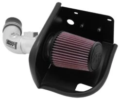 K&N Cold Air Intake - High-flow, Aluminum Tube - FORD FIESTA L4-1.6L