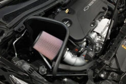 K&N Cold Air Intake - High-flow, Aluminum Tube - CHEVROLET CRUZE L4-1.4LTURBO -Auto Filter Shop 69 4537TS Eng2 1
