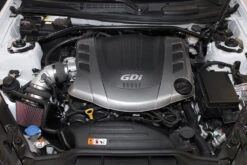 K&N Cold Air Intake - High-flow, Aluminum Tube - HYUNDAI GENESIS COUPE 3.8L V6 -Auto Filter Shop 69 5310TS REV A Eng2