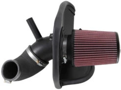 K&N Cold Air Intake - High-flow, Aluminum Tube - HYUNDAI GENESIS, 2.0L TURBO -Auto Filter Shop 69 5311TTK REV A Side