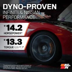 K&N Cold Air Intake - High-flow, Aluminum Tube - NISSAN/INFINITI 370Z/G37 V6-3.7L , SILVE -Auto Filter Shop 69 7078TS Performance