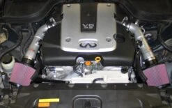 K&N Cold Air Intake - High-flow, Aluminum Tube - INFINITI G35, V6-3.5L -Auto Filter Shop 69 7082TS Eng1