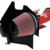 K&N Cold Air Intake - High-flow, Aluminum Tube - SUBARU WRX STI H4-2.0/2.5L (WRINKLE RED -Auto Filter Shop 69 8001TWR 1