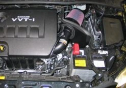 K&N Cold Air Intake - High-flow, Aluminum Tube - TOYOTA COROLLA L4-1.8L -Auto Filter Shop 69 8757TTK Eng1