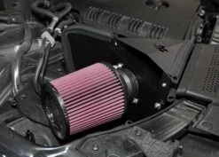 K&N Cold Air Intake - High-flow, Aluminum Tube - AUDI A4 L4-2.0L -Auto Filter Shop 69 9505T Eng2 1