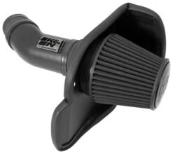 K&N Cold Air Intake - Dryflow, Aluminum Tube - DODGE CHALLENGER V8-6.4L