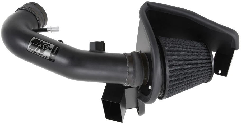 K&N Cold Air Intake - Dryflow, Aluminum Tube - FORD MUSTANG GT, 5.0L 1 K&N Cold Air Intake - Dryflow, Aluminum Tube - FORD MUSTANG GT, 5.0L