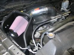 K&N Cold Air Intake - High-flow, Aluminum Tube - DODGE/RAM 1500 V8-5.7L -Auto Filter Shop 77 1561KP Eng1